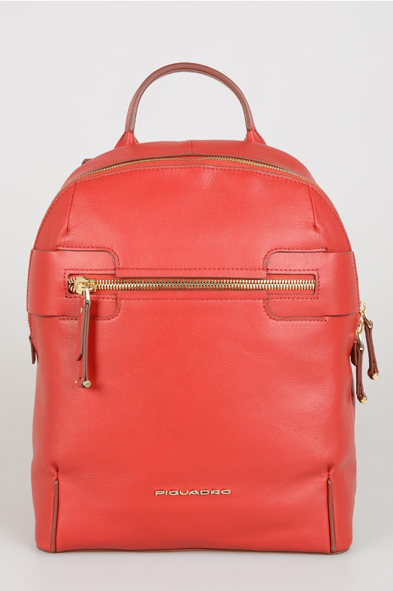 LOL Leather Backpack Red