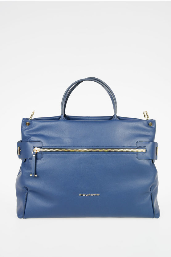 LOL Leather Shoulder Bag Blue