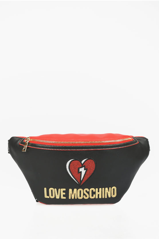 LOVE Faux Leatheer Glittered OUT OF BLUE Fanny pack