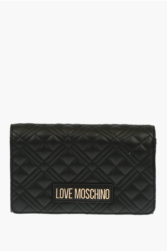LOVE Faux Leather EVENING BAG Pochette