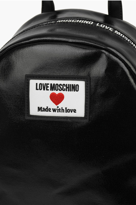 LOVE Faux Leather SPORTY LABEL Backpack