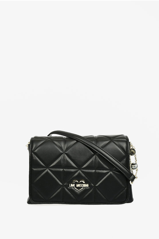 LOVE Faux Quilted Leather JEWEL Bag