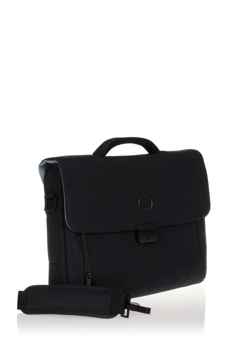 MOUVEMENT Laptop Briefcase 14 Black Delsey men Cuoieria Shop