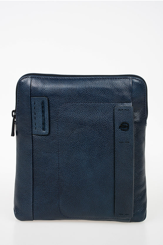 P15PLUS Leather Crossbody Bag Blue