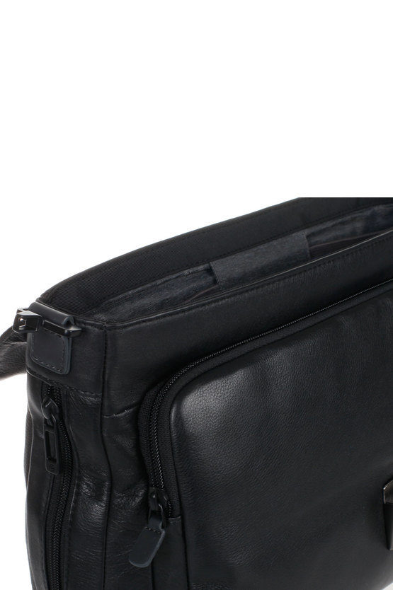 PULSE Laptop Messenger Bag Expandable Black