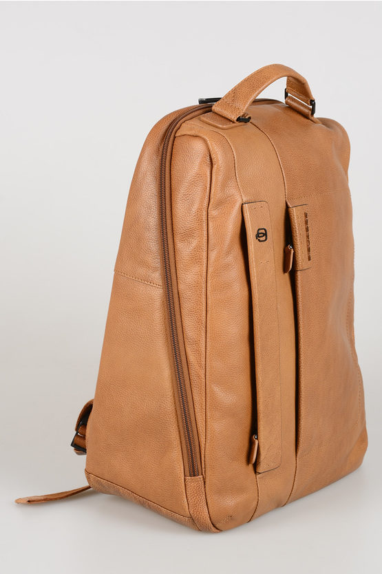 PULSE Leather Backpack Brown