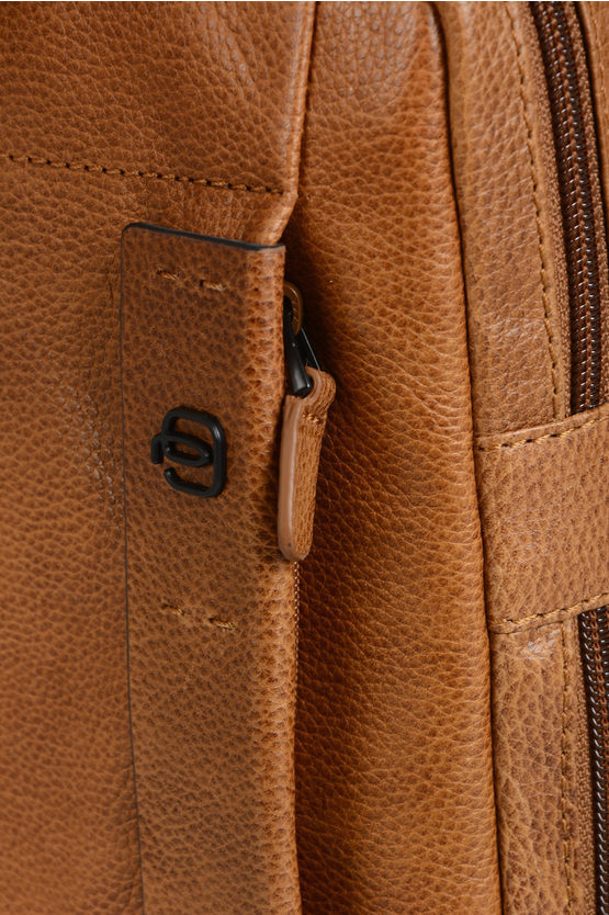 PULSE Leather Strap Shoulder bag Brown