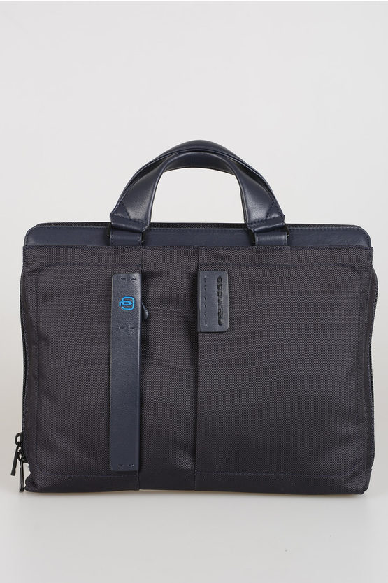 PULSE P16 Business Fabric Leather Bag Blue