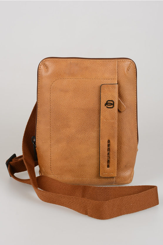 PULSE Shoulder Leather bag Brown