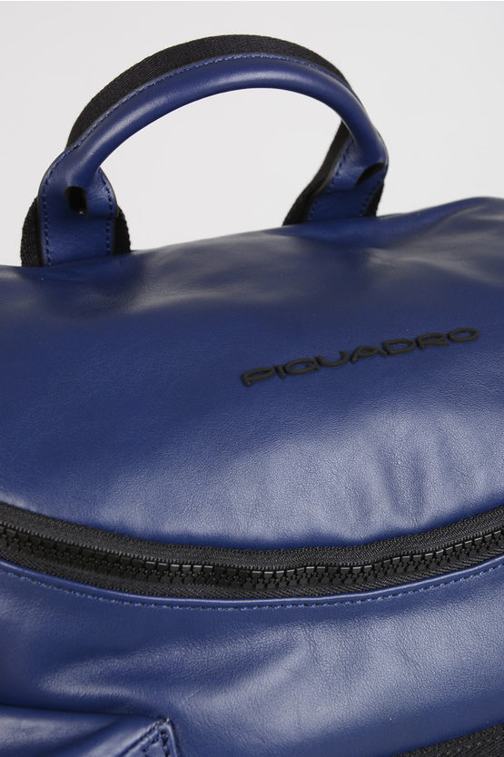 SETEBOS Leather Backpack blue