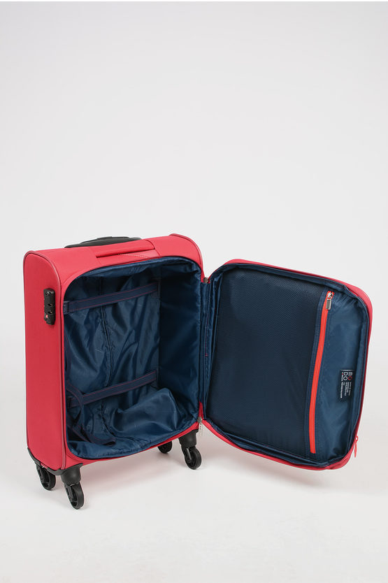 THUNDER Cabin Soft Trolley 55/20CM Exp. 4W Red