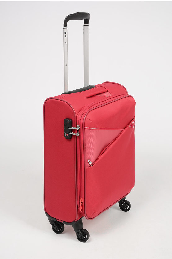 THUNDER Cabin Trolley 55cm 4W Expandable Red