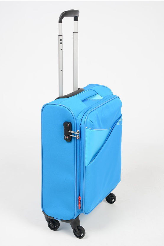 THUNDER Cabin Trolley 55cm 4W Expandable Sky 