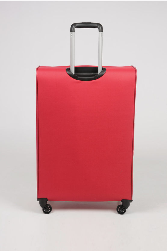 THUNDER Large Soft Trolley 77CM Exp. 4W Red