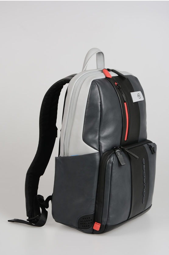 URBAN Leather Back Pack Grey