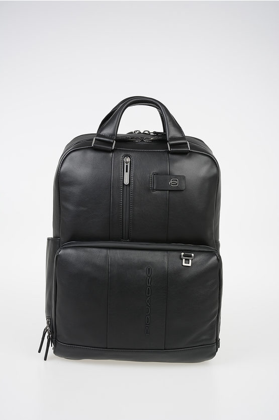 URBAN Leather Backpack Black