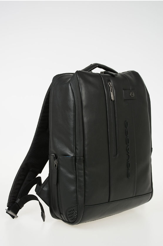 URBAN Leather Backpack Black