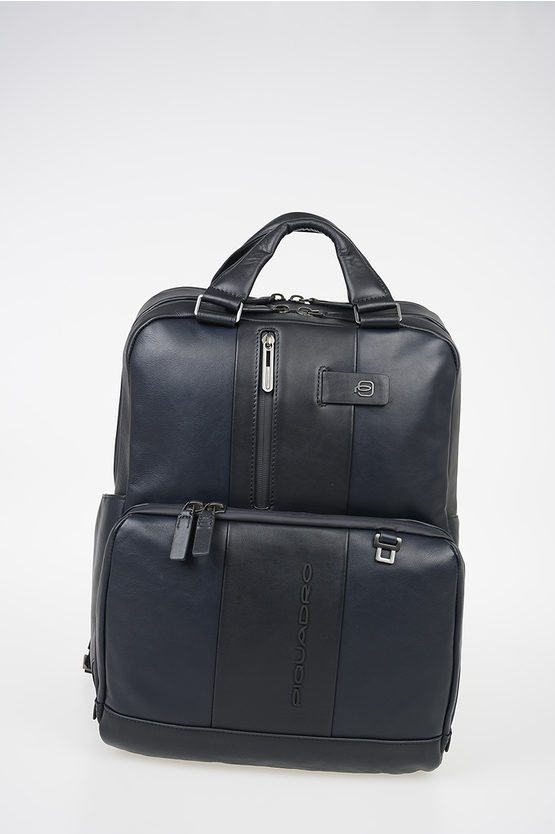 URBAN Leather Backpack Blue