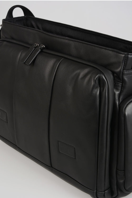 URBAN Leather Business Bag Black 