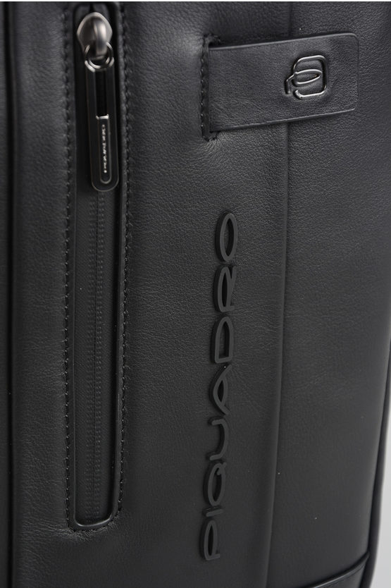 URBAN Leather Cross Body Bag Black