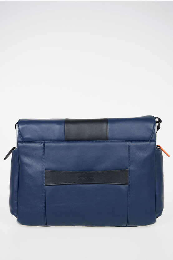 URBAN Leather Document Business Bag Blue