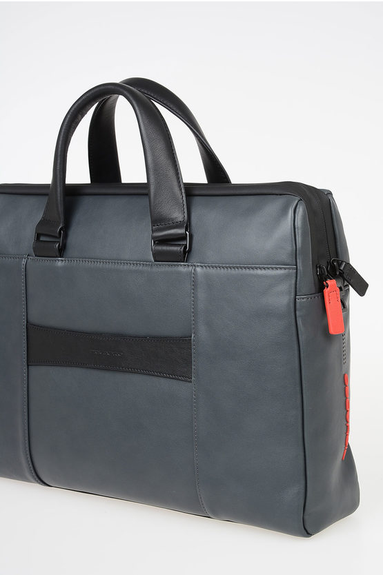 URBAN Leather Document iPad Business Bag Grey