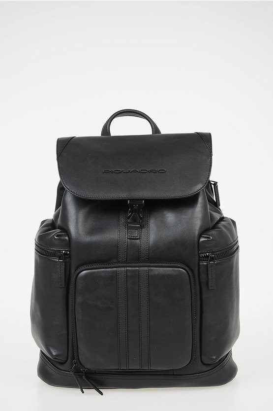 USIE Leather Notebook Backpack 14’’ Black