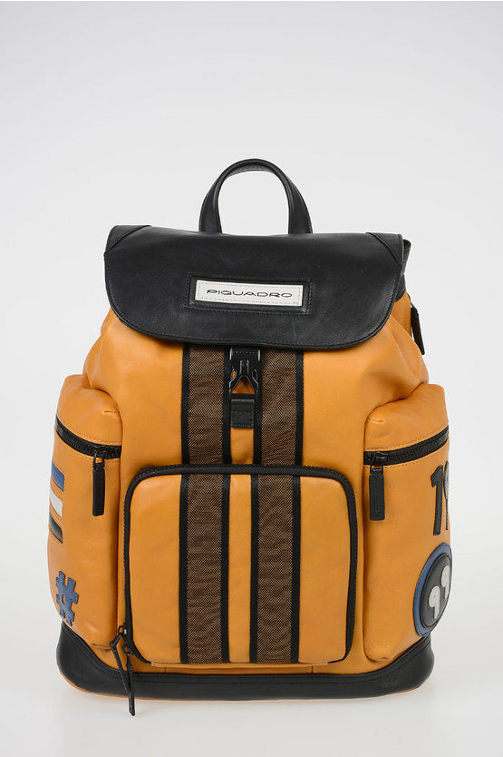 USIE Leather Notebook Backpack 14’’ Yellow