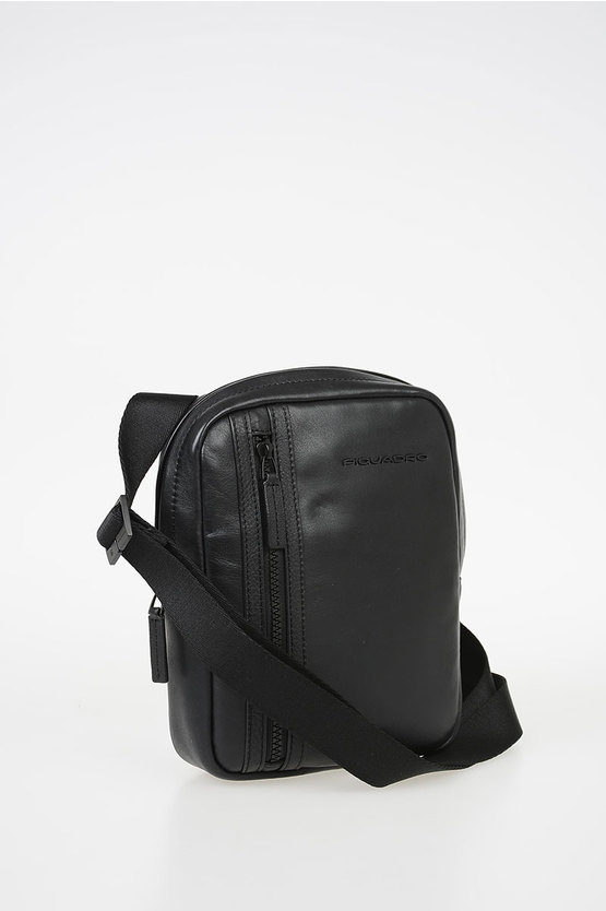 USIE Leather Shoulder Cross Bag Black