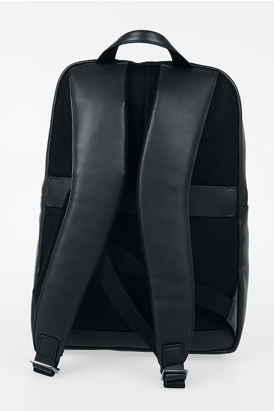 VANGUARD Leather Backpack Black