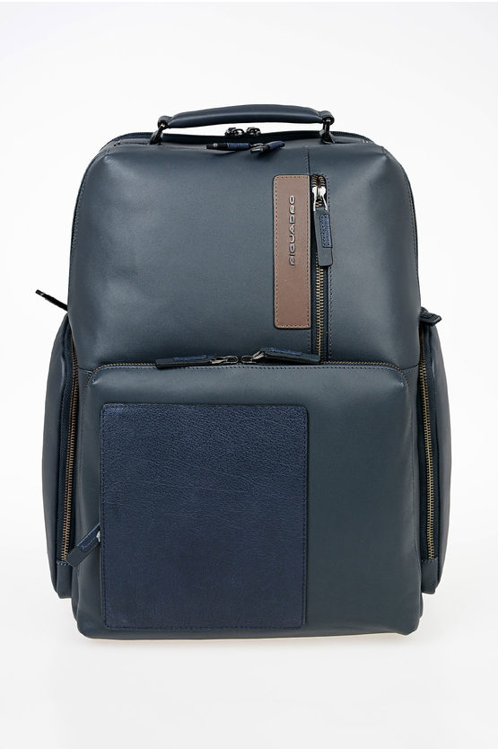 VANGUARD Leather Backpack Blue