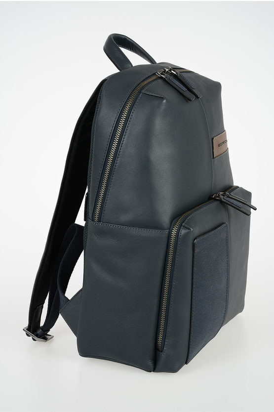 VANGUARD Leather Backpack Dark Blue