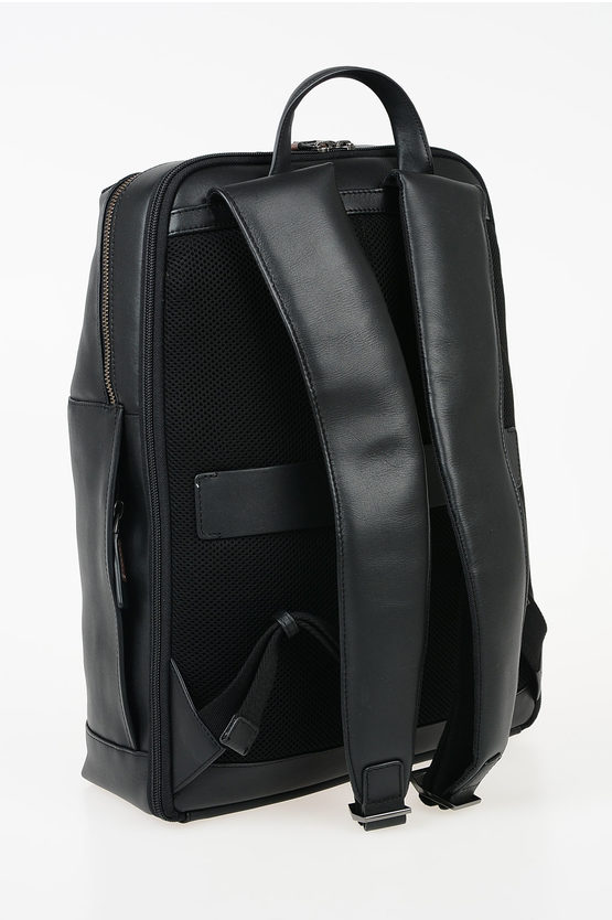 VANGUARD Leather Backpack For Ipad and Notebook Black