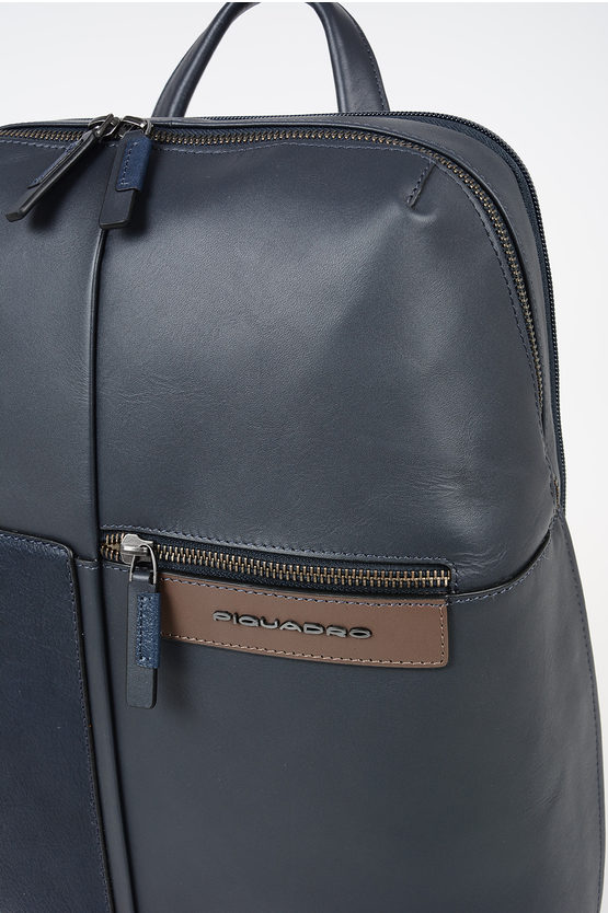 VANGUARD Leather Backpack For Ipad and Notebook Blue