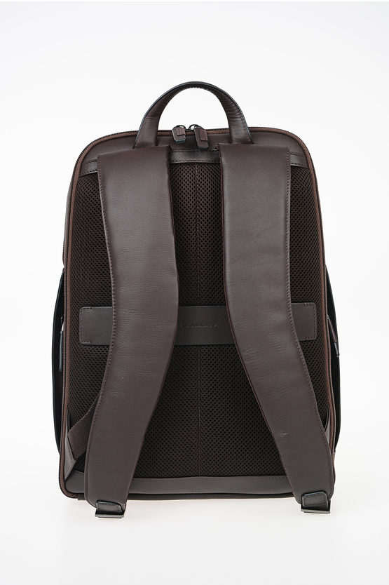 VANGUARD Leather Backpack for Notebook Ipad  Dark Brown