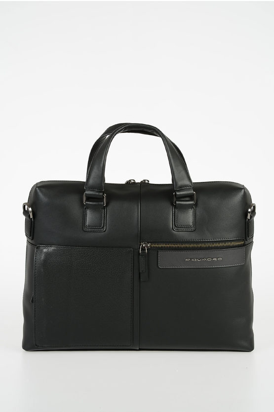 VANGUARD Leather Business Bag Black