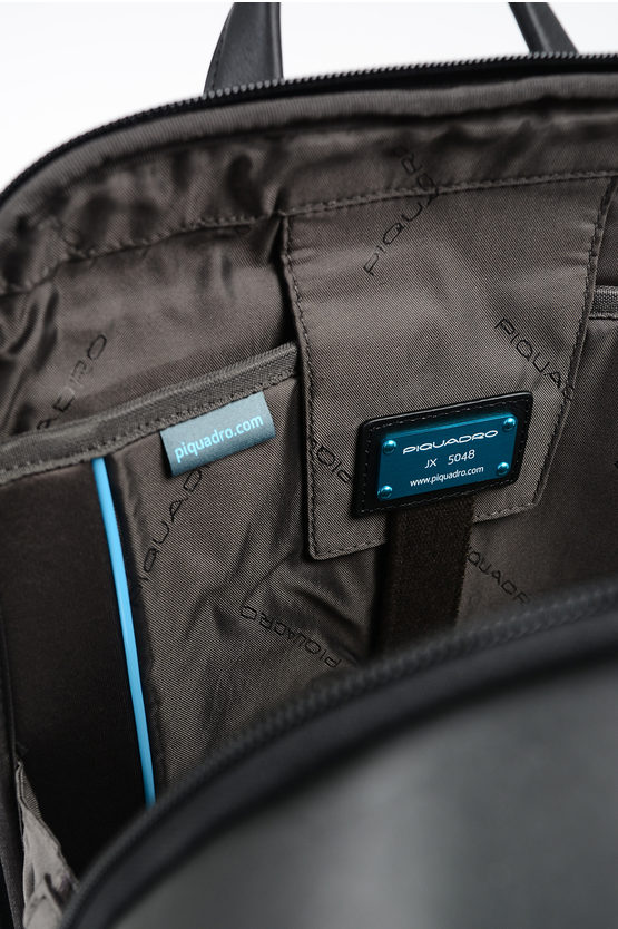 VANGUARD Leather Notebook Ipad Backpack Black