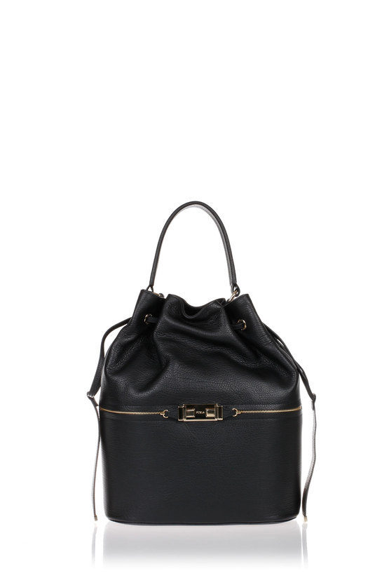 VIVA Leather Bucket Handbag