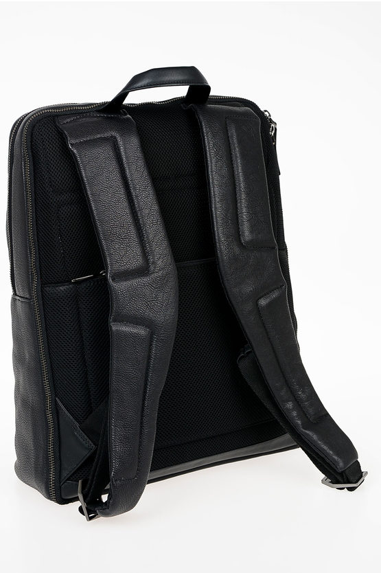 VOSTOK Leather Backpack Black
