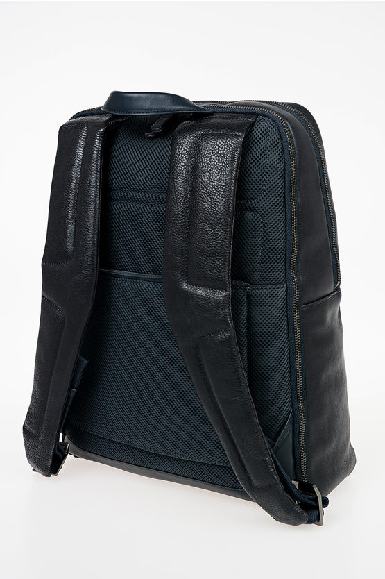 VOSTOK Leather Backpack Blue