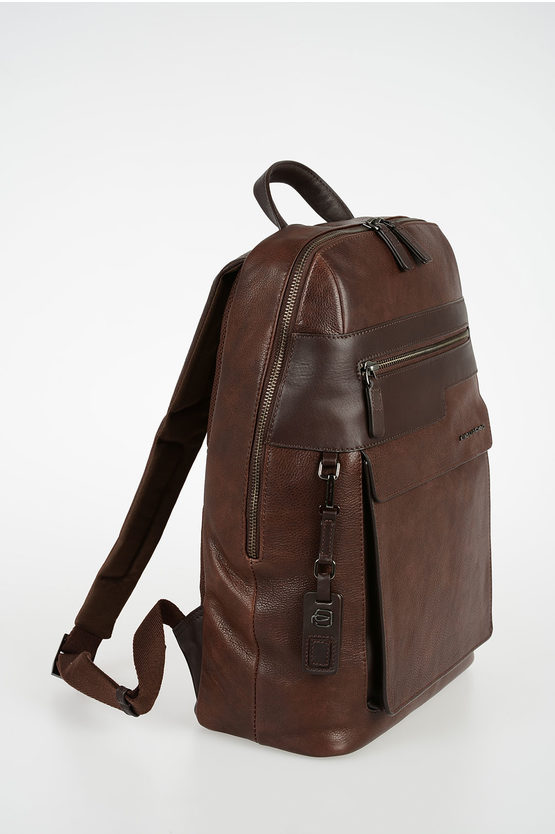 VOSTOK Leather Backpack Dark Brown