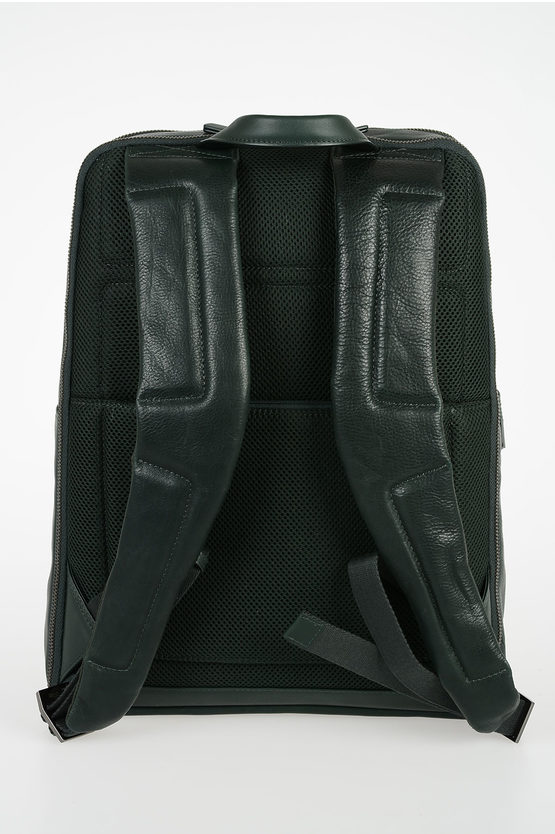VOSTOK Leather Backpack Dark Green
