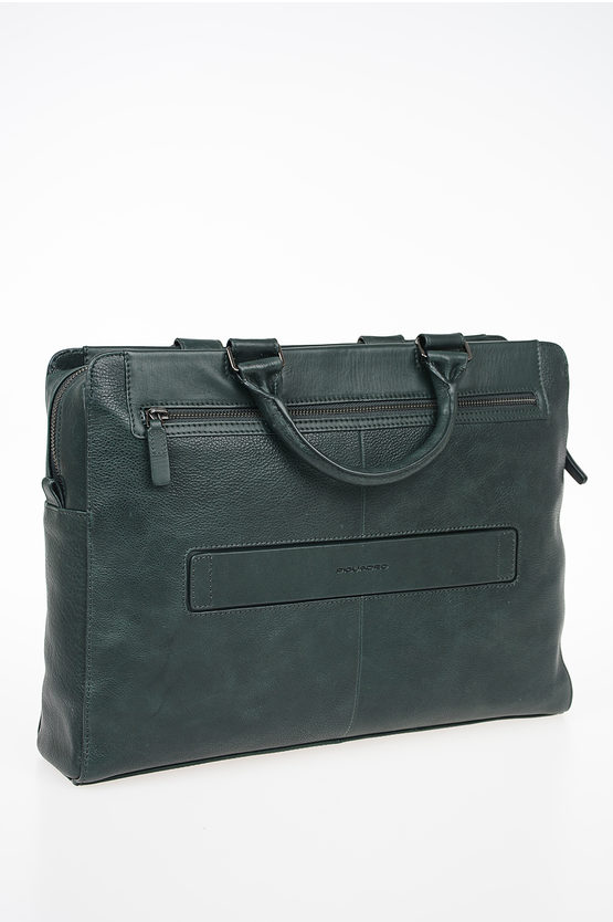 VOSTOK Leather Busines Laptop Bag Green