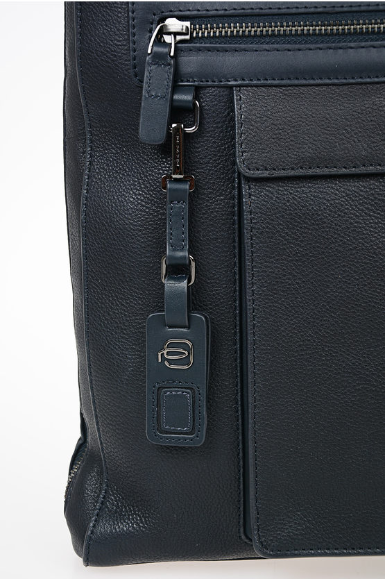 VOSTOK Leather Business Bag Blue