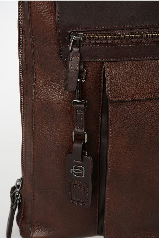 VOSTOK Leather Business Bag Dark Brown
