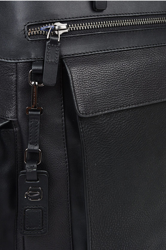 VOSTOK Leather Business Notebook Bag Black