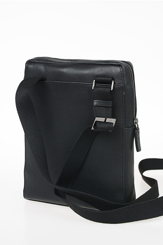 VOSTOK Leather Crossbody Bag Black