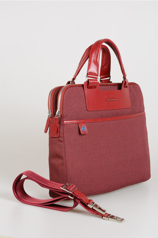 X3 Fabric Leather Business Bag Red