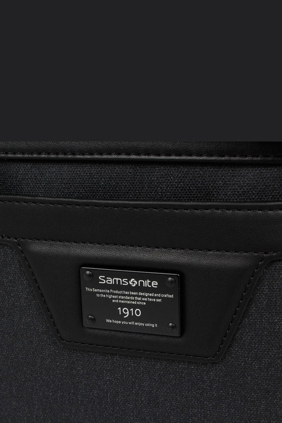 ZENITH Laptop Briefcase 15.6'' Black Samsonite men Cuoieria Shop Online